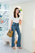 MAIKAEW Half Sleeves Round Neck Tops